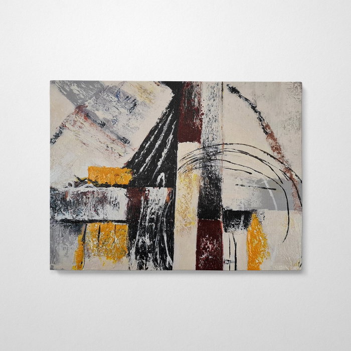 Wallity Pintura al óleo decorativa Multicolor 50 x 70 cm